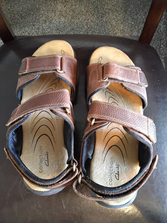 Clarks Hapsford Creek Fisherman Sandal, Size 10